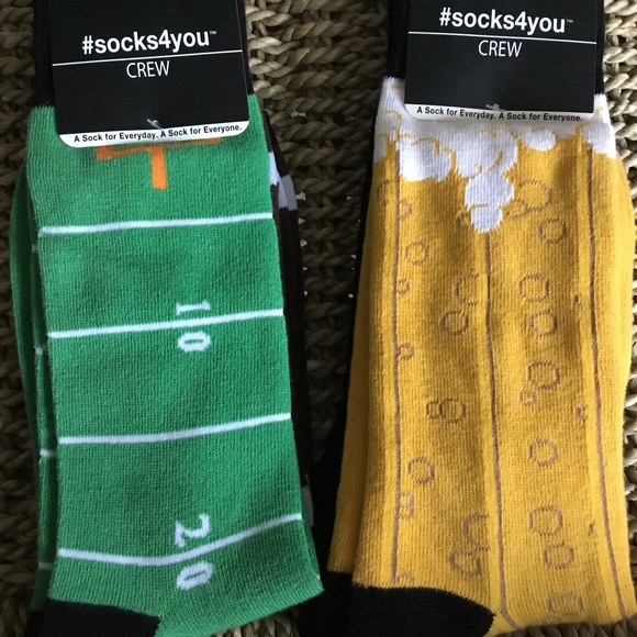 socks4you Accessories 4 Pair Football Novelty Socks Poshmark